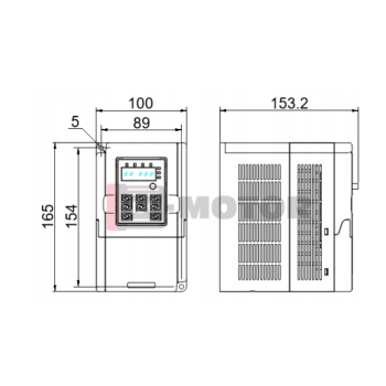 Falownik skalarny jednofazowy GD10-2R2G-S2-B 2,2kW 1x230V